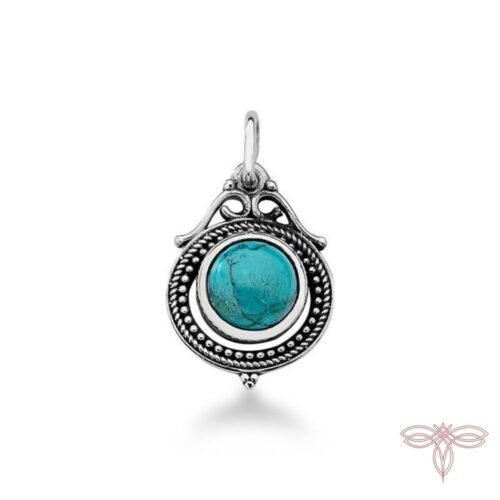 PINGENTE PEDRA TURQUESA