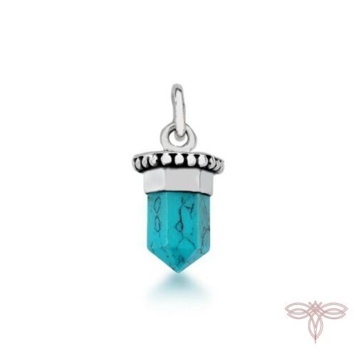 PINGENTE PEDRA TURQUESA