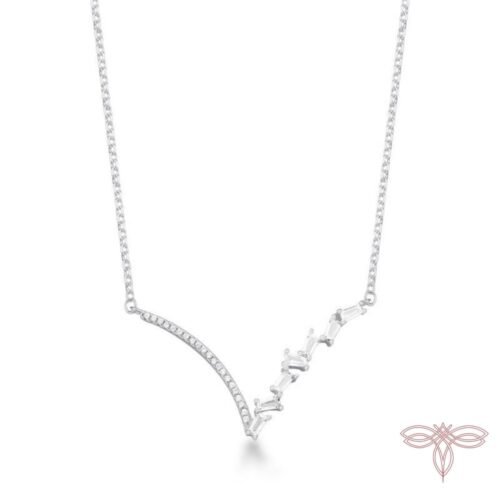 COLAR V ZIRCÔNIA DUPLA