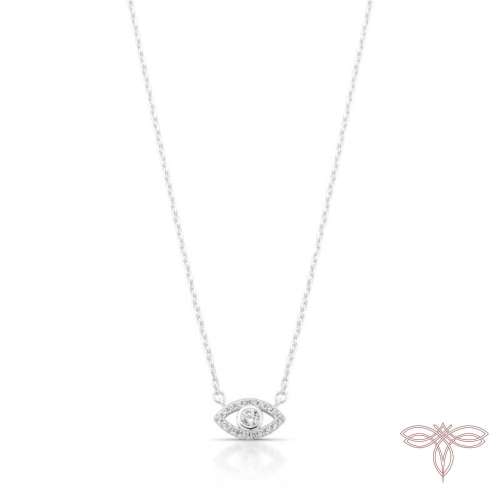 COLAR OLHO GREGO CRAVEJADO