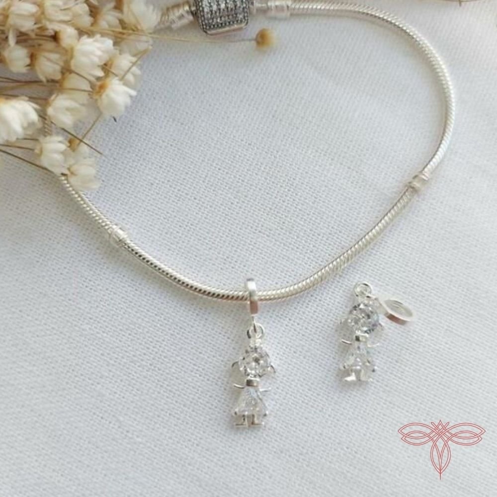 BERLOQUE MENINA DE ZIRCÔNIA