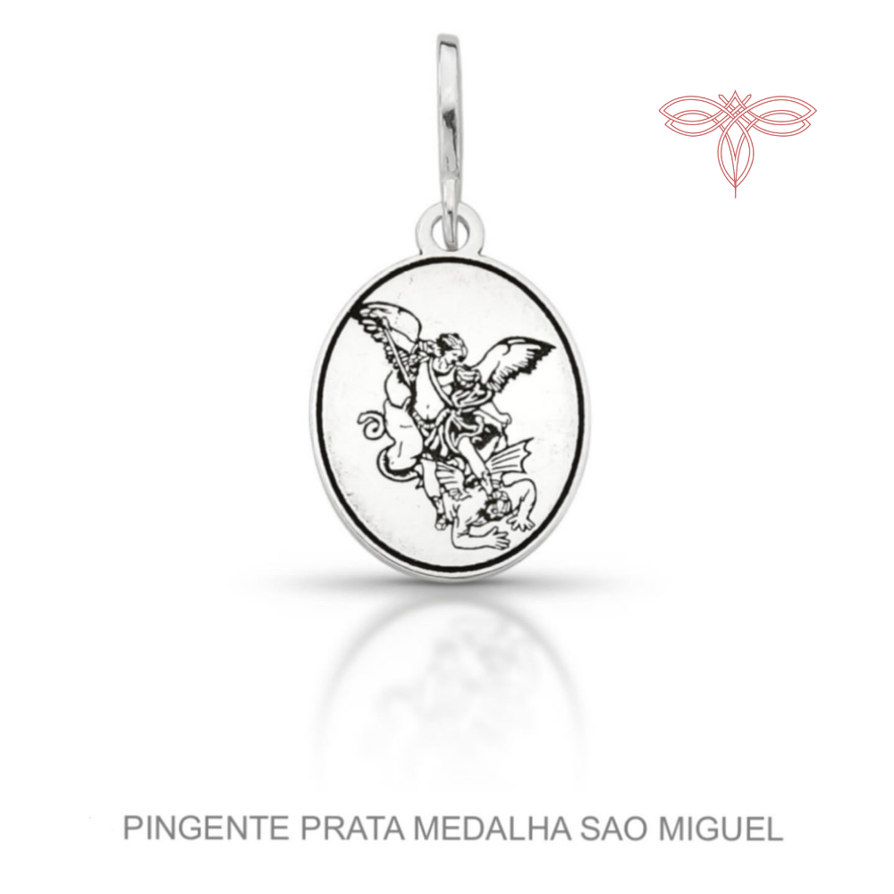 Pingente Medalha de São Miguel
