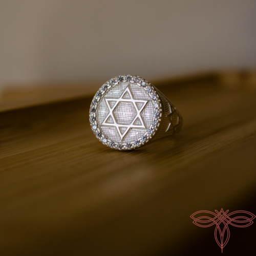 ANEL MASCULINO ESTRELA DE DAVI