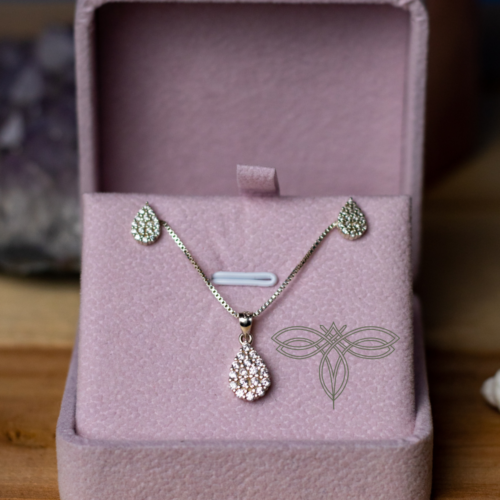 Conjunto Gota Cravejado