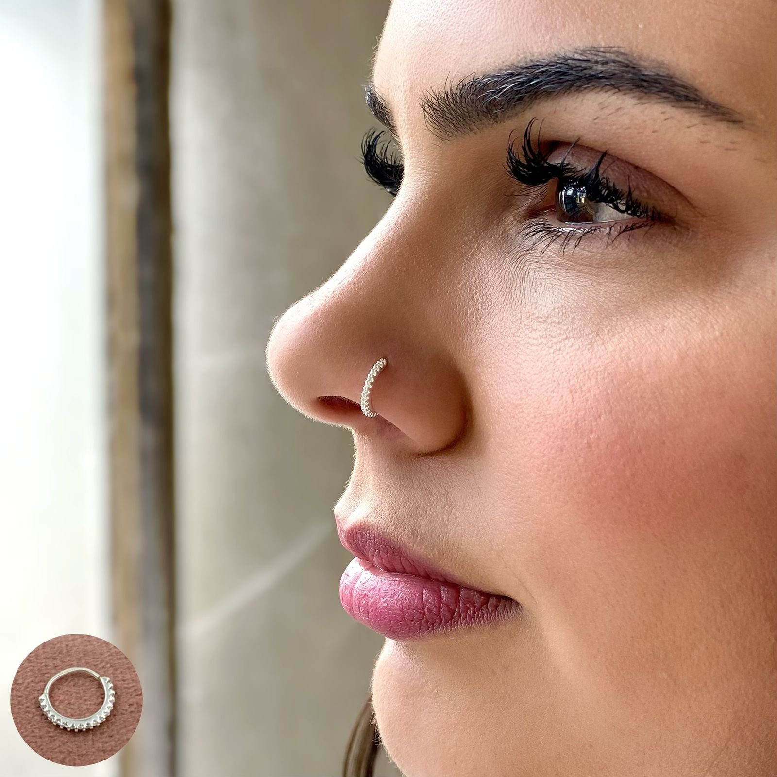 Piercing Nostril Cravejado