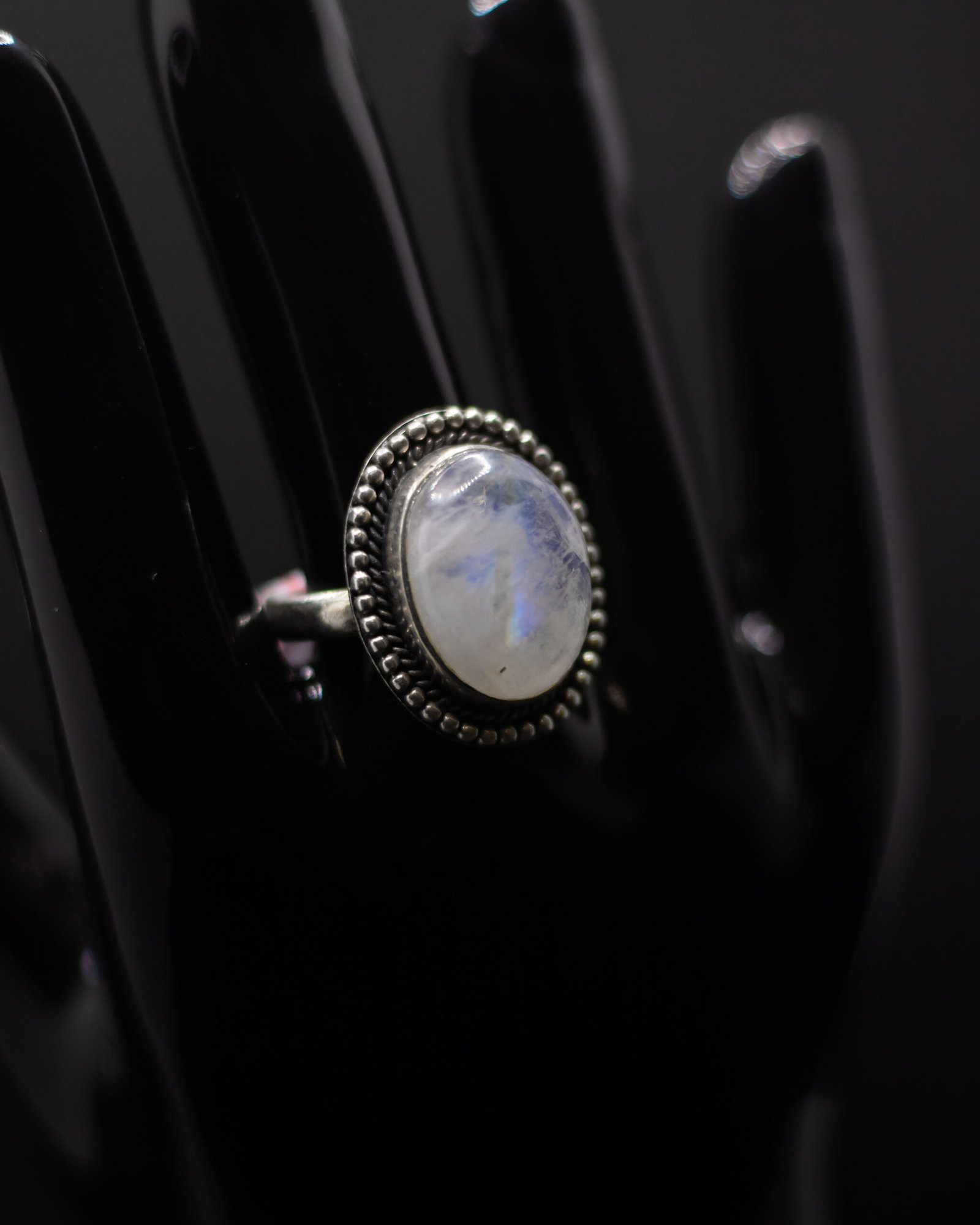 Anel Boho Pedra Da Lua