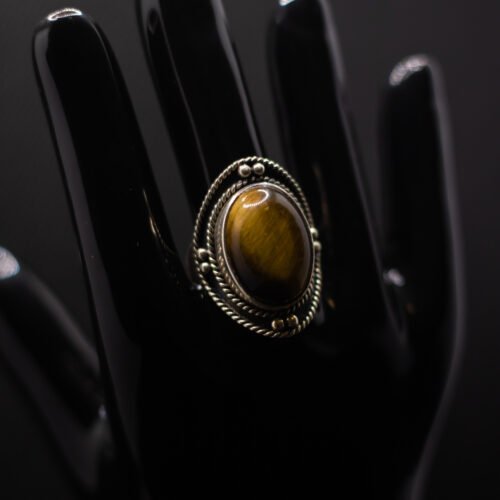 Anel Boho Olho De Tigre