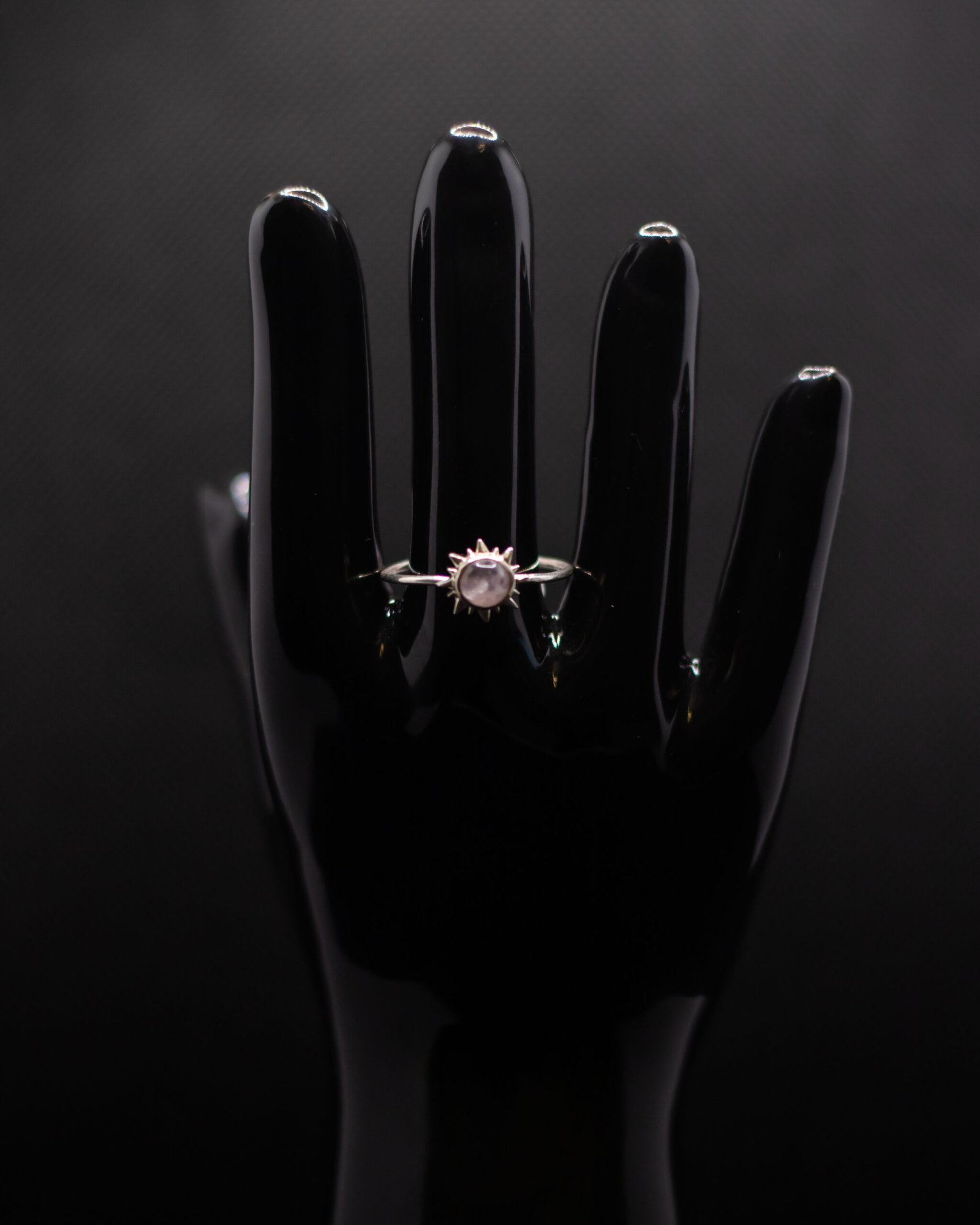 Anel Sol Quartzo Rosa Mini