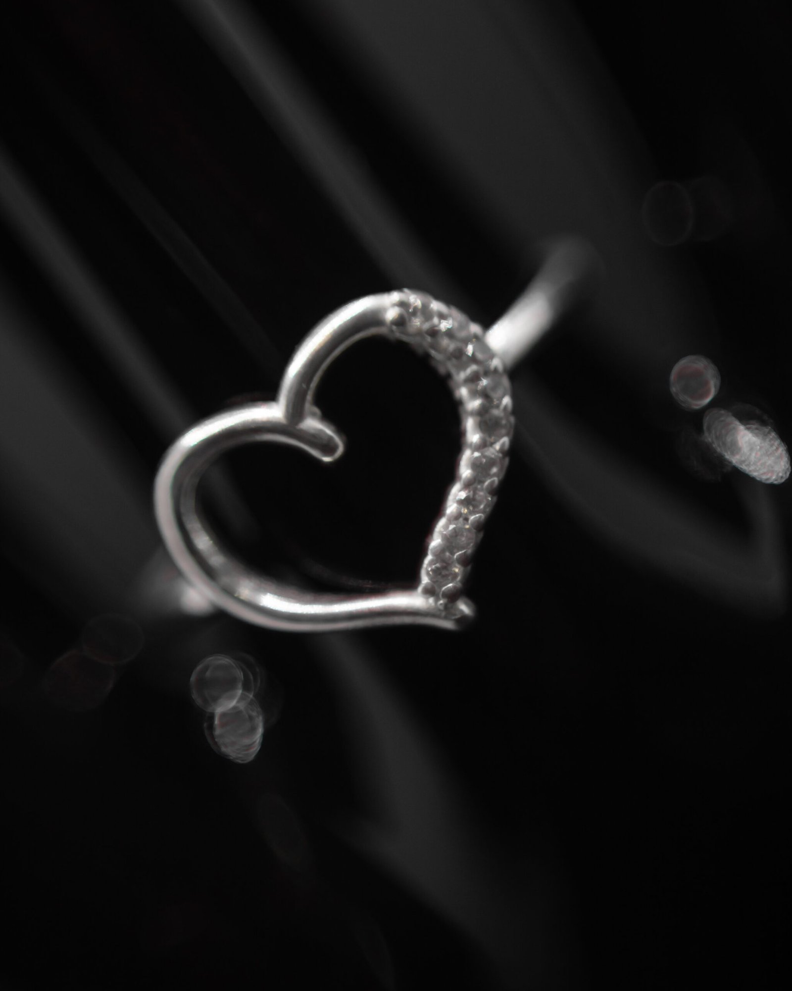 Anel Coração Vazado N 13